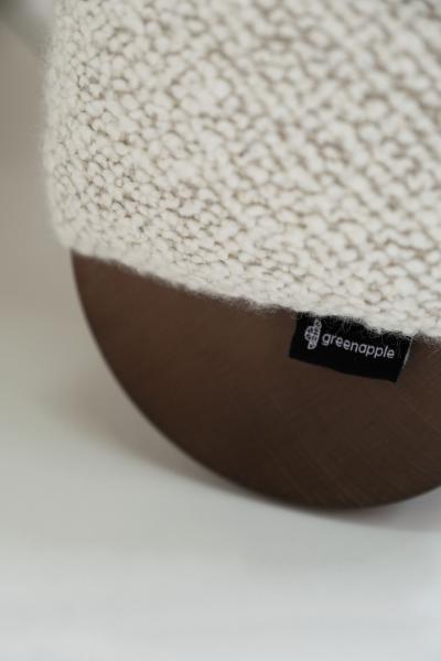  Greenapple Modern T50 Armchair Pierre Frey Boucl Handmade in Portugal by Greenapple