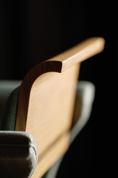  Greenapple Modern Timeless Chairs Green Cotton Linen Handmade in Portugal by Greenapple