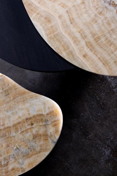 Greenapple Organic Modern Bordeira Coffee Table Onyx Handmade in Portugal by Greenapple