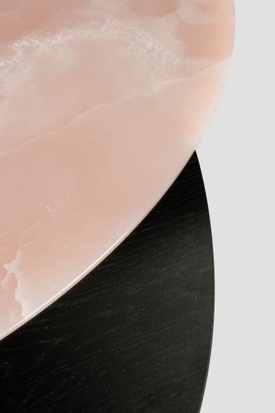  Greenapple Organic Modern Bordeira Coffee Table Pink Onyx Handmade Portugal by Greenapple