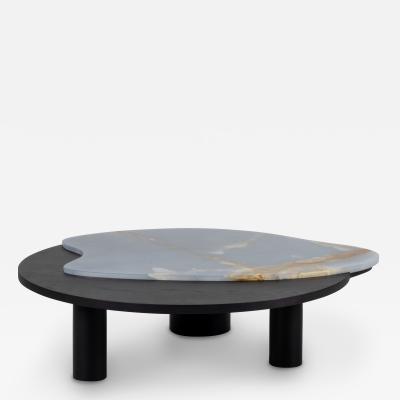  Greenapple Organic Modern Bordeira Coffee Tables Blue Onyx Handmade by Greenapple