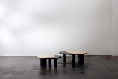  Greenapple Organic Modern Bordeira Coffee Tables Onyx Handmade in Portugal by Greenapple