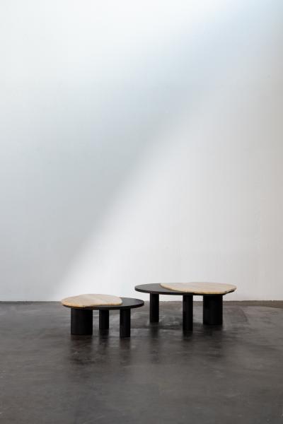  Greenapple Organic Modern Bordeira Coffee Tables Onyx Handmade in Portugal by Greenapple