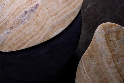  Greenapple Organic Modern Bordeira Coffee Tables Onyx Handmade in Portugal by Greenapple