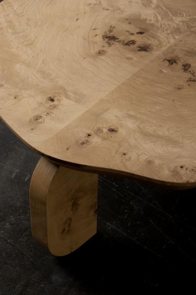 Greenapple Organic Modern Dornes Coffee Table Oak Root Handmade in Portugal by Greenapple