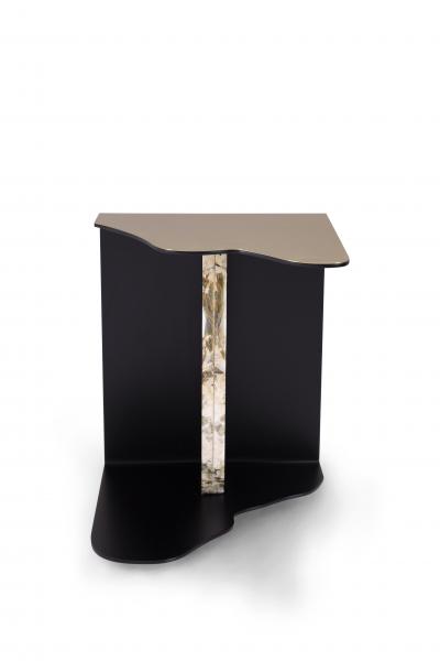 Greenapple Organic Modern Raw Side Table Patagonia Granite Handmade Portugal by Greenapple