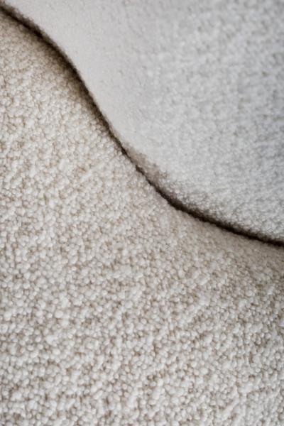  Greenapple Twins Curved Sofa Beige Boucl 