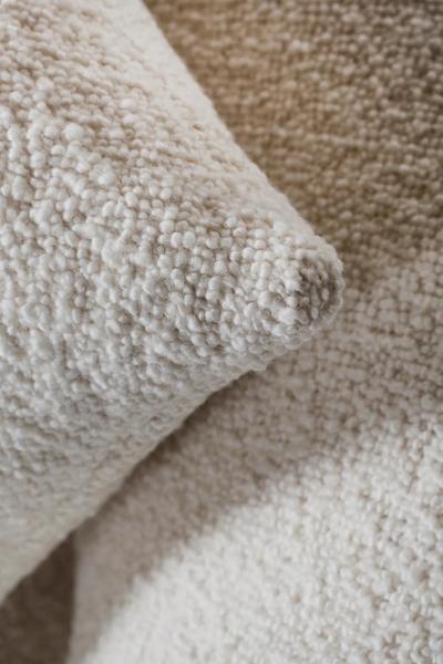  Greenapple Twins Curved Sofa Beige Boucl 