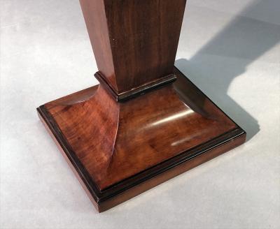  Grosfeld House A chic pair of Grosfeld House mahogany pedestal tables