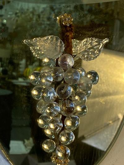  Grosfeld House ART DECO PAIR OF MIRRORED GLASS ACCENT SHELVES IN THE MANNER OF GROSFELD HOUSE