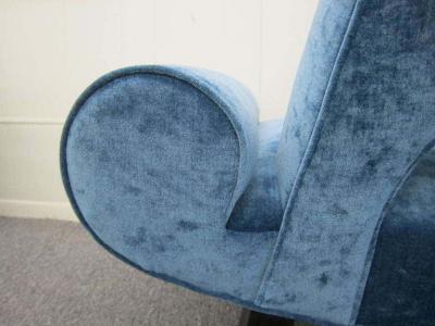  Grosfeld House Amazing Pair of Grosfeld House Slipper Chairs Hollywood Regency Glam