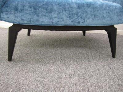  Grosfeld House Amazing Pair of Grosfeld House Slipper Chairs Hollywood Regency Glam