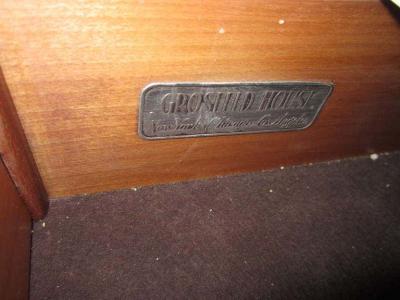  Grosfeld House Grosfeld House Cream Lacquered Hanging Credenza Mid Century Modern