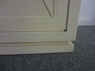  Grosfeld House Grosfeld House Cream Lacquered Hanging Credenza Mid Century Modern