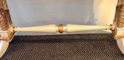  Grosfeld House Hollywood Regency Grosfeld House Painted Vanity and Matching Mirror