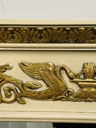  Grosfeld House Hollywood Regency Style Grosfeld House Wall Console Pier Mirror Bronze