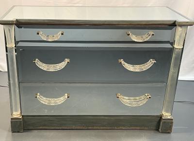  Grosfeld House Mid Century Modern Mirrored Grosfeld House Cabinet Commode Glassics 1930s