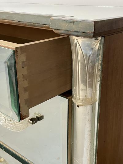  Grosfeld House Mid Century Modern Mirrored Grosfeld House Cabinet Commode Glassics 1930s