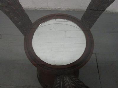  Grosfeld House Pair of Grosfeld House Plume Base Side Tables