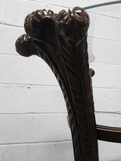  Grosfeld House Pair of Grosfeld House Plume Base Side Tables