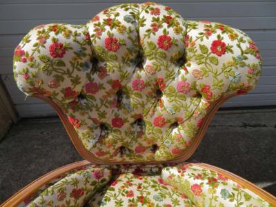  Grosfeld House Spectacular Pair of Grosfeld House Arm Lounge Chairs Hollywood Regency Modern