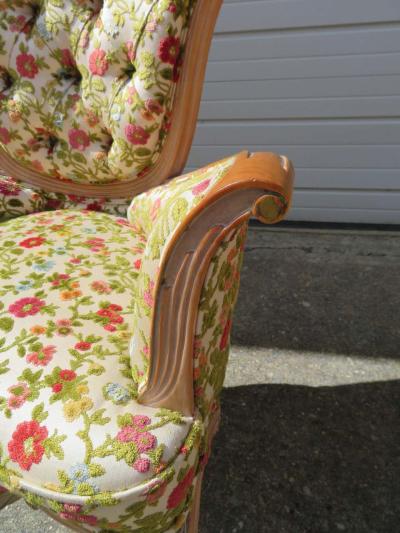  Grosfeld House Spectacular Pair of Grosfeld House Arm Lounge Chairs Hollywood Regency Modern