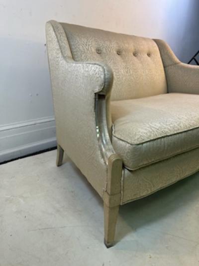  Grosfeld House UNUSUAL WOOD AND LUCITE SETTEE DESIGNED BY GROSFELD HOUSE