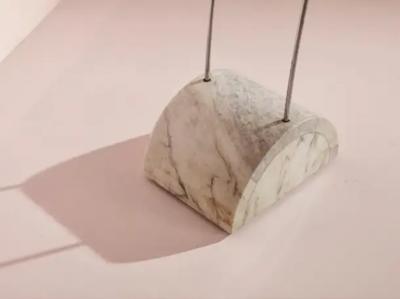  Gruppo Arditi Gianni Gamberini Studio A R D I T I for Sormani Floor Lamp Model Ponte made of Marble Metal
