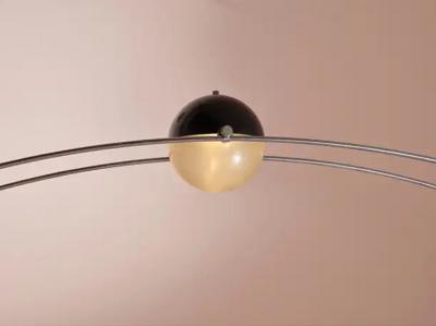  Gruppo Arditi Gianni Gamberini Studio A R D I T I for Sormani Floor Lamp Model Ponte made of Marble Metal