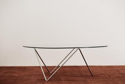  Gubi Barba Corsini Pedrera Coffee Table in Chrome for Gubi