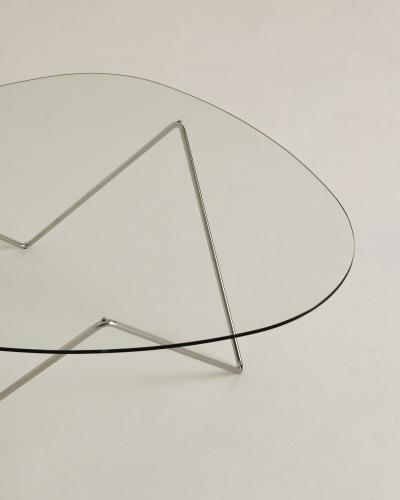  Gubi Barba Corsini Pedrera Coffee Table in Chrome for Gubi