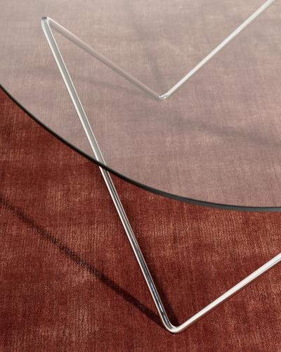  Gubi Barba Corsini Pedrera Coffee Table in Chrome for Gubi
