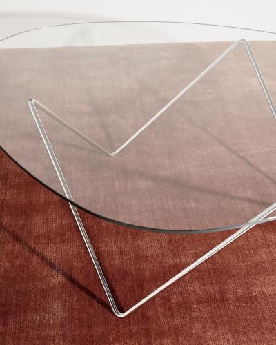  Gubi Barba Corsini Pedrera Coffee Table in Chrome for Gubi