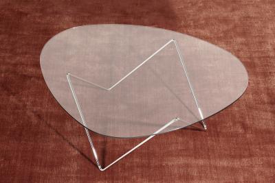 Gubi Barba Corsini Pedrera Coffee Table in Chrome for Gubi