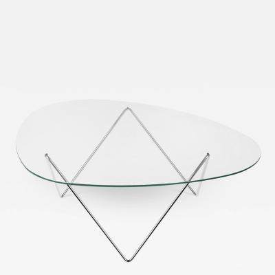  Gubi Barba Corsini Pedrera Coffee Table in Chrome for Gubi