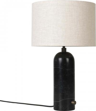  Gubi Black Marble Gravity Table Lamp by Space Copenhagen for Gubi