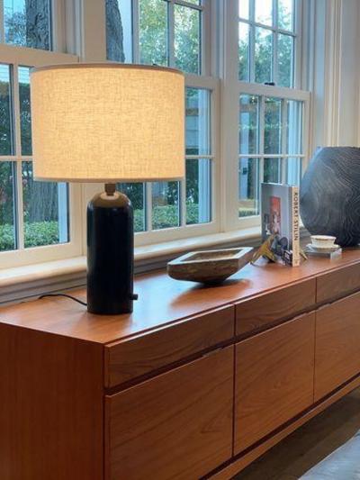  Gubi GRAVITY LARGE TABLE LAMP IN BLACKENED STEEL