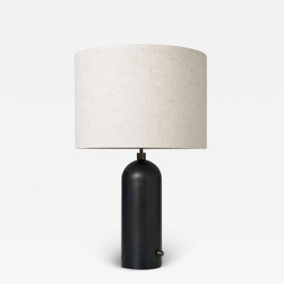  Gubi GRAVITY LARGE TABLE LAMP IN BLACKENED STEEL