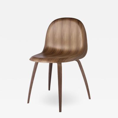  Gubi Gubi 3D Dining Chair in American Walnut by Komplot Design