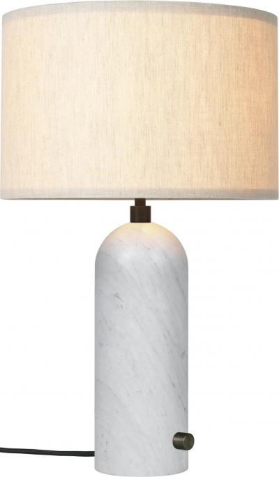  Gubi Large Marble Gravity Table Lamp by Space Copenhagen for Gubi