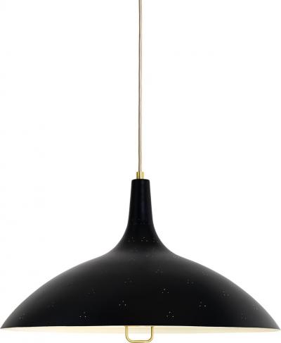  Gubi Paavo Tynell 1965 Pendant Lamp in Brass