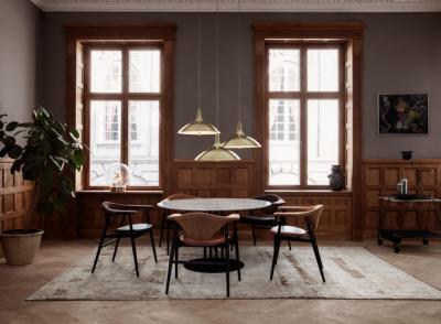  Gubi Paavo Tynell 1965 Pendant Lamp in White