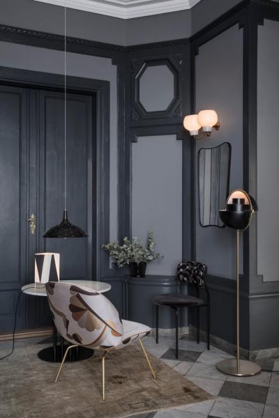  Gubi Paavo Tynell 1965 Pendant Lamp in White