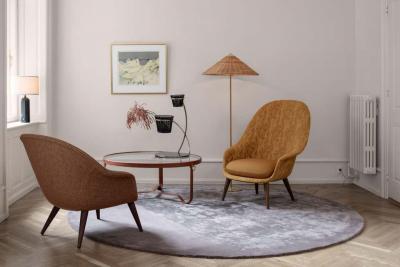  Gubi Space Copenhagen Gravity Table Lamp in Blackened Steel for Gubi