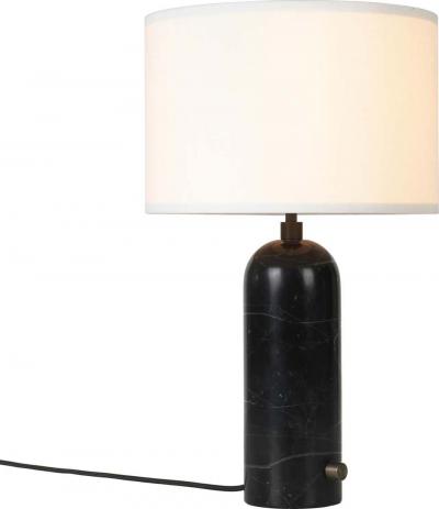  Gubi Space Copenhagen Gravity Table Lamp in Blackened Steel for Gubi