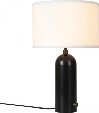  Gubi Space Copenhagen Gravity Table Lamp in Blackened Steel for Gubi