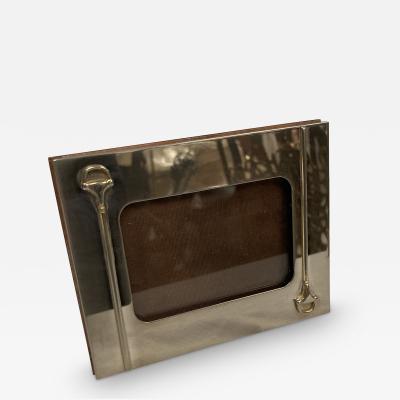  Gucci 1970s Stirrup picture frame by Gucci