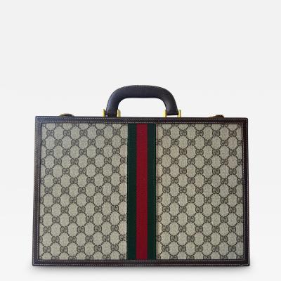  Gucci A 1970s Gucci GG Motif Complete Backgammon Set Mint Condition 