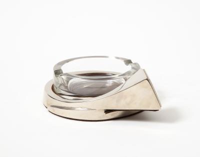  Gucci Gucci Ashtray Vide Poche Crystal and Silver
