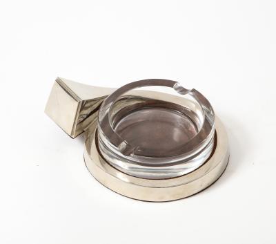  Gucci Gucci Ashtray Vide Poche Crystal and Silver
